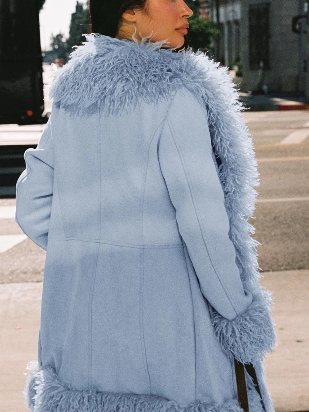 Penny Lane Light Blue Coat - Women's Jacket - Picture 2 of 4